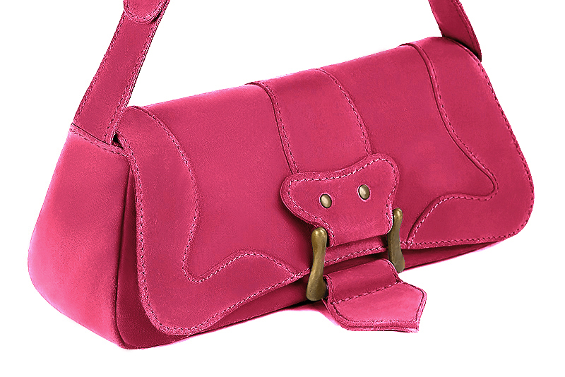Handcrafted women's small luxurious elegant handbag in premium fuchsia pink leather. Perfect for elevated everyday style.   
                Choose from our luxurious collections of leather and fabric to perfectly match your handbags to your outfits.